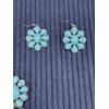 Image 4 : Chunky Pieces of Jewelry - Floral Necklace and Earrings - Costume Pieces 