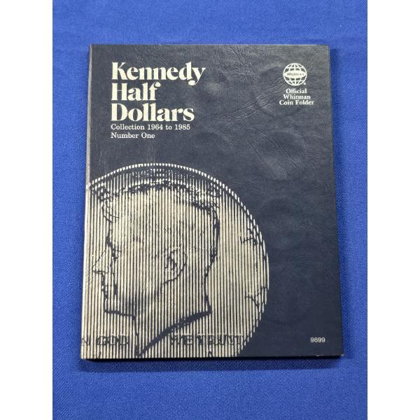 Coin Collecting Book - Kennedy Half Dollars Incomplete Collection 1964-1985 Coins Incl. FV: $10.50