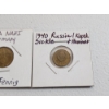 Image 4 : 3 Foreign Coins: 1922-A Germany 3 Mark, 1937-A Nazi Germany 5 Pfenning, 1940 Russia Kopek 