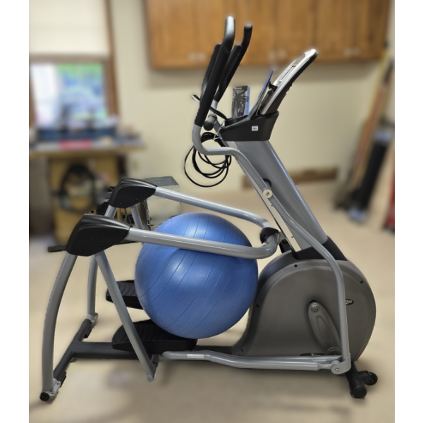 Elliptical Machine and Yoga Ball