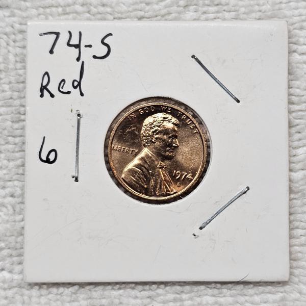 1974-S RD Lincoln Memorial Penny FV: $.01