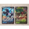 Image 1 : Two Holo Pokemon Trading Cards - Lumineon V Promo SWSH250 & Rillaboom V 022/264