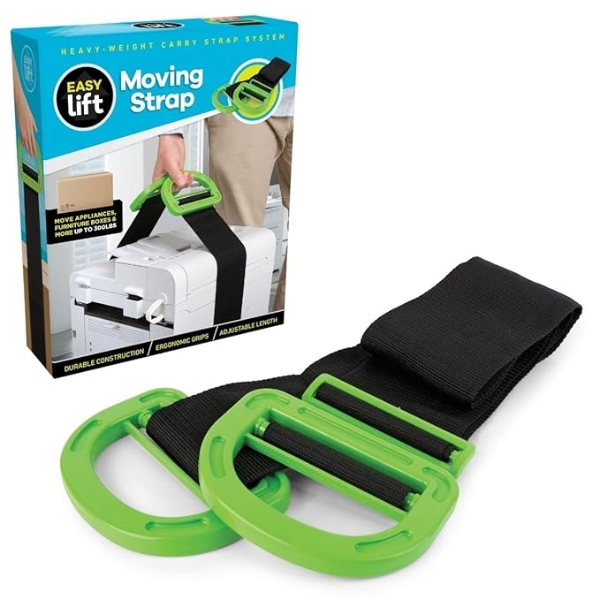 (2) Easy Lift Moving Strap for Lifting and Moving  Furniture Straps