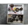 Image 6 : Vintage Glass Shades, Lamp Burners And Cigar Box 