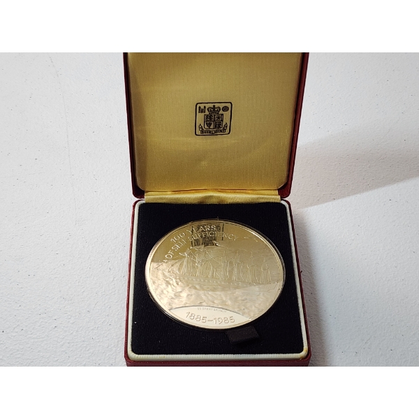 1985 Falkland Islands 25 Pounds $25 Sterling Silver Commemorative Coin - 150g