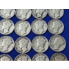 Image 5 : Lot of 20 Assorted Year Silver Mercury Dimes FV: $ 2.00