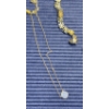 Image 4 : Beautiful Costume Necklaces and Bracelet - 2 Necklaces -One with Blue Stone -Coach Bracelet with Tag