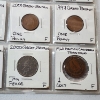 Image 13 : Two Binder Pages Filled with Assorted World Coins: Great Britain & British Caribbean Territories