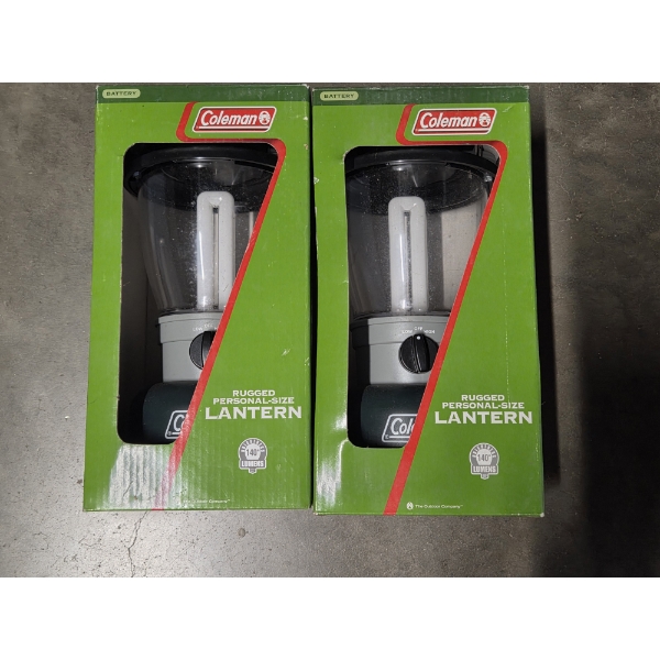 Two Brand New In Box Coleman Lanterns