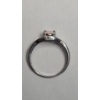 Image 5 : Women's Sterling Silver Ring With Simulated Opal - Size 8 - Weight: 2.4g