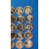 Image 6 : Tube Of (20) 1 ADVP Ounce .999 Fine Copper Rounds With Assorted Motifs