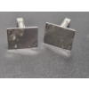 Image 14 : Sterling Silver Including Gorgeous Vintage Blue Cuff Links, Total Weight 67.3 Grams