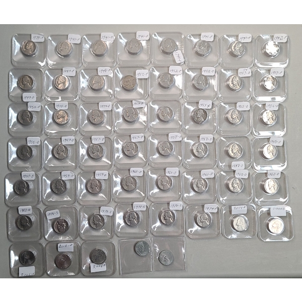 Assorted Years/Mint Marks And Conditions U.S Jefferson Nickels - Face Value: $2.65