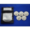 Image 1 : (5) 1965 40% Silver Kennedy Half Dollars FV: $2.50