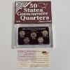 Image 1 : 1999 50 States Commemorative Quarters Denver Mint 5 Coin Brilliant Uncirculated Set