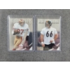 Image 1 : Two 2012 Panini NUMBERED /999 Trading Cards - Dwight Clark & David DeCastro 