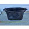 Image 2 : Antique Copper Wash Tub with Wooden Handles