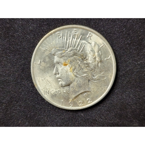 1922 United States Silver Peace Dollar ~ In Great Condition, Perfect for Any Level Collector!