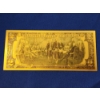 Image 4 : United States $2 Note 999999 Gold Foil Banknote - Excellent Condition