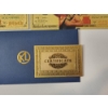 Image 4 : x4 Assorted WWE Legends $100 999999 24K Gold Foil Banknotes Set w/ CoA