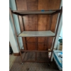 Image 1 : Two Almost New Metal Wire Collapsable Shelving Units On Wheels (3ftx62" And 29"x38")