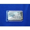 Image 1 : Incredible - RARE - "Go First Class" Silver Art Bar - 1 Ounce .999 Fine Silver