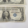 Image 5 : TWO U.S. Blue Seal *STAR NOTES* $1 Silver Certificates - Including **BIRTHDAY NOTE 12-23-1974**
