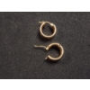 Image 2 : 14K Gold Small Hoop Earrings Total Weight: 1.4g