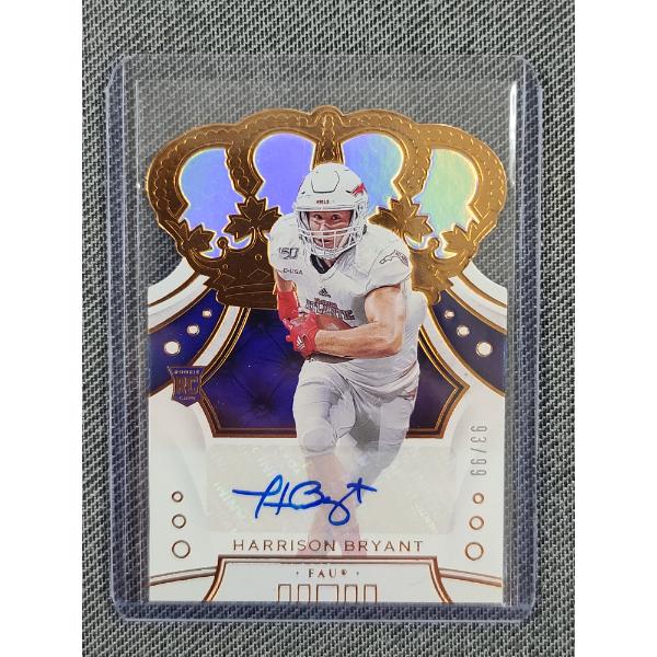 2020 Panini Chronicles Draft Picks No.68 Harrison Bryant Autograph Rookie Football Card NUMBERED /99