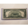 Image 2 : 1934-D United States Lincoln $5.00 Silver Certificate In Protective Holder - Blue Seal