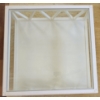 Image 1 : Square Glass Top Coffee Table 43" Square x 19H
