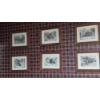 Image 1 : Louisville Home Pickup - 6 Pc Group Vintage Automobile Themed Framed Prints - See Pictures