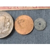 Image 12 : Large Lot of Assorted Foreign Paper Currency & 3 Assorted Medals/Tokens