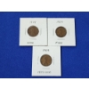 Image 1 : x3 1909 Lincoln Cents: Good, Fine, Very Good
