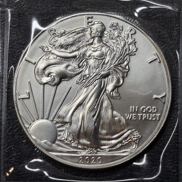 2020 United States Silver 1 Oz  Eagle .999 Silver