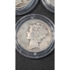 Image 6 : Encapsulated 1920, 1939, 1941, 1942, 1942-D 90% Silver Mercury Dimes - Face Value: $0.50