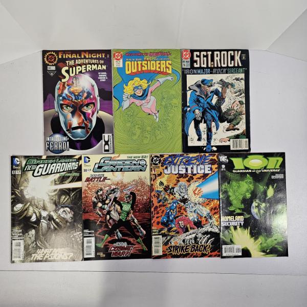 DC Lot of 7 Assorted Comic Books