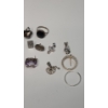 Image 8 : Assorted Sterling Silver Pins. Earrings & Pendants - Total Weight: 23.1g