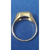 Image 5 : 14K Gold Men's 1984 Class Ring With Blue Stone - Size: 12.5 - Weight: 7.7g