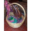 Image 3 : Very Large Group Of Assorted Wicker Baskets & More - Largest Basket Is 28" Across See Pics