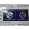 Image 2 : U.S. Virgin Islands State Postal Commemorative Stamps and BU Quarters Collection Set