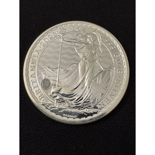 2023 Britannia One Ounce .999 Fine Silver Coin - Mint Condition