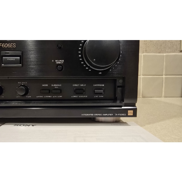 Sony Amplifier TA-F606ES & Sony Tuner ST-S550ES - Manuals Included
