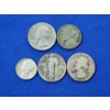 Image 1 : Assorted U.S. Coins Including $0.60 in 90% Silver