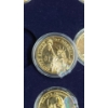 Image 8 : Morgan Mint Golden Presidential Dollar Collection In Case With (2) Extra Coins- Face Value: $39.04