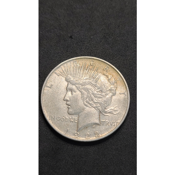 1922 90% Silver Peace Dollar 
