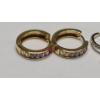 Image 3 : Collection Of Assorted Gold-Tone STERLING Silver Earring Sets/Rings- Total Weight: 26.0g