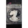 Image 4 : 2023-W PCGS PR70 DCAM First Day Of Issue 1 Oz Fine Silver American Eagle - Signed By Emily Damstra 