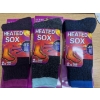 Image 1 : 3 Pairs Of Women's Size 9-11 Thermal Heated Sox Socks - Brand New In The Package
