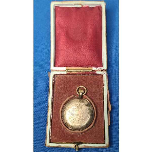 Vintage Dubois Locle Gold Filled Pocket Watch - Non Working Condition